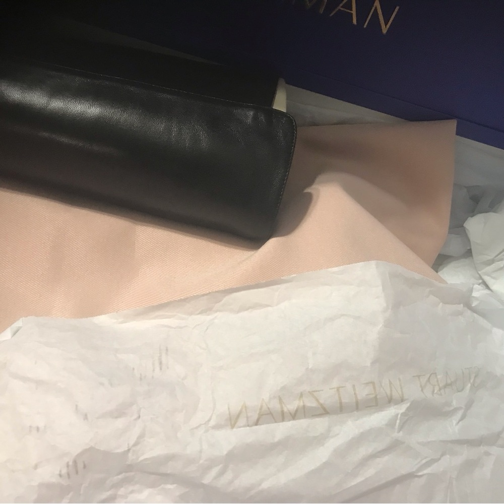 New Stuart Weitzman Black Over-the-Knee Leather Boots - Picture 4 of 16